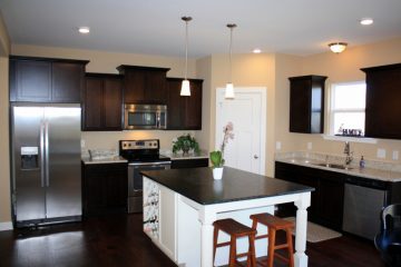 Custom contrasting kitchen from Capitol Homes