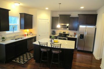 kitchen with large island from Capitol Homes