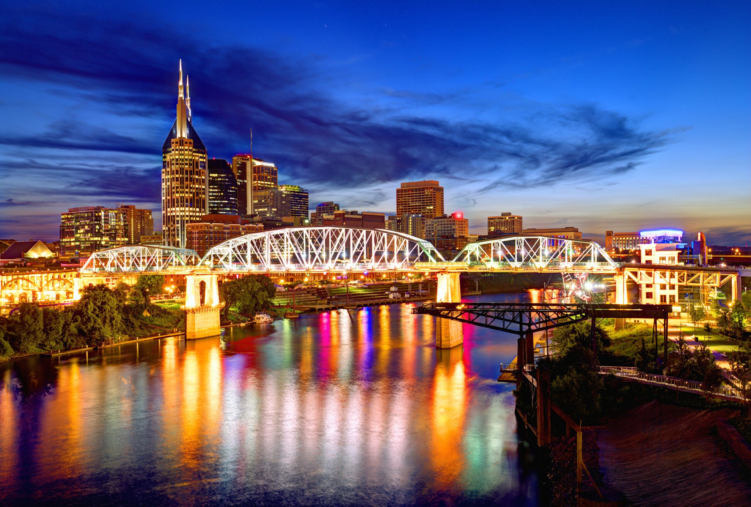 Capitol Homes showcasing a skyline Downtown Nashville