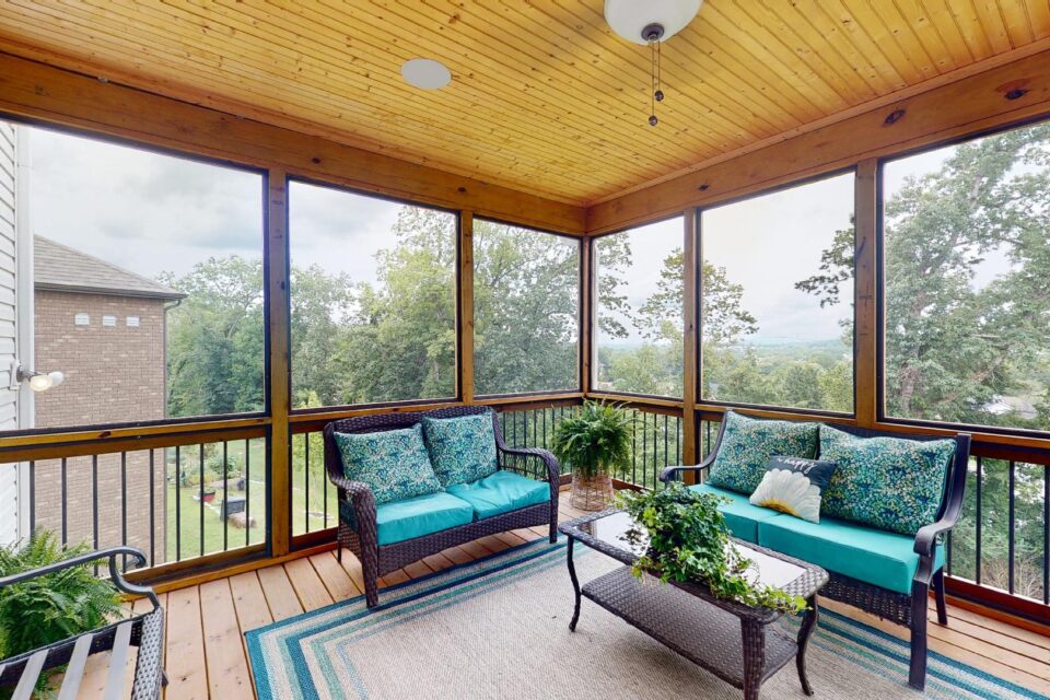 new construction, new home for sale, Nashville, Delvin Downs, 285 Blackpool Dr. screened in porch